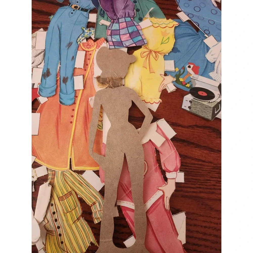 Barbie and Ken Cut-Outs Go Together Fashions Paper Doll Mattel‎ 1962